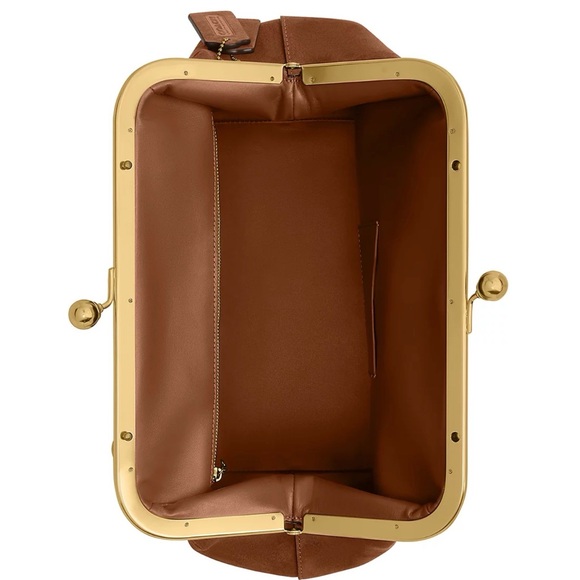 COACH
Kisslock Large Suede Frame Bag 27 - Picture 3 of 5